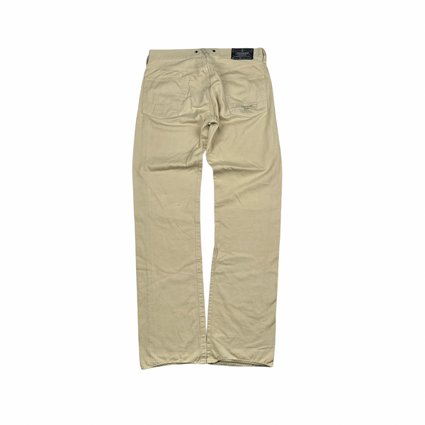 Stone Island 2006 Denims Cream Straight Leg Trousers - 32"
