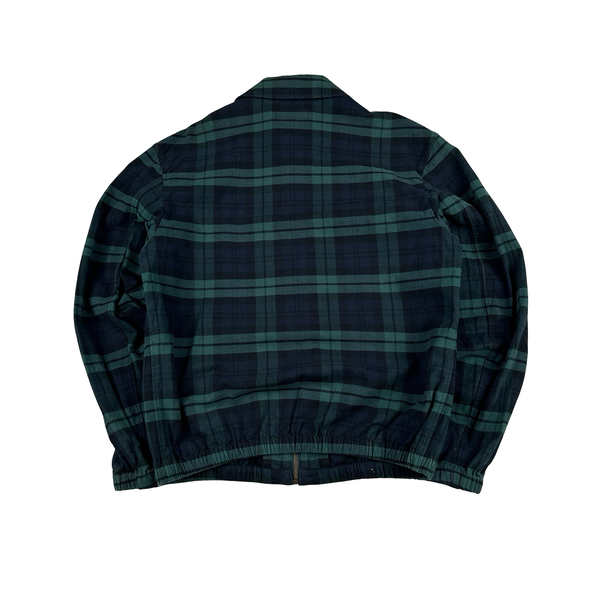 Ralph Lauren Check Plaid Zipped Overshirt - Medium