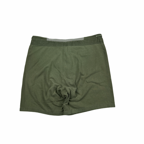 Stone Island Vintage Green Cotton Shorts - Medium