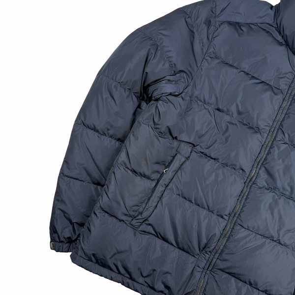 Prada Navy Nylon Resin Coated Down Filled Puffer Jacket - Large (50)