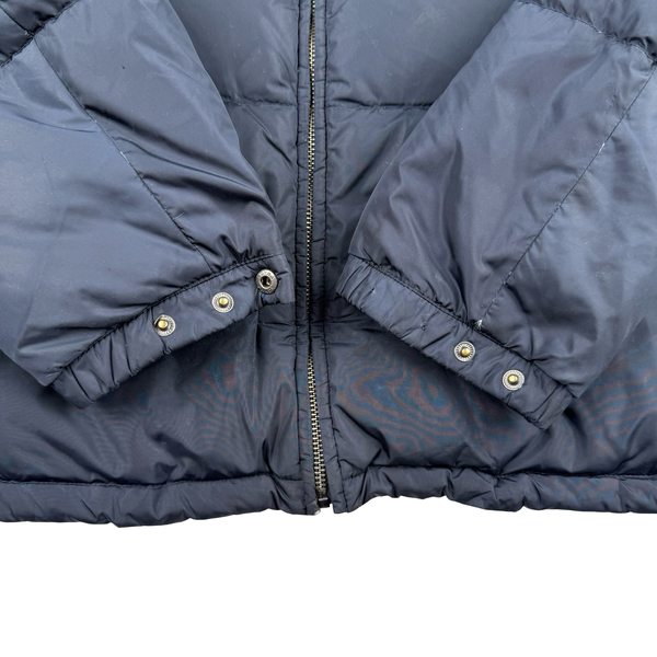 Prada Navy Nylon Resin Coated Down Filled Puffer Jacket - Large (50)