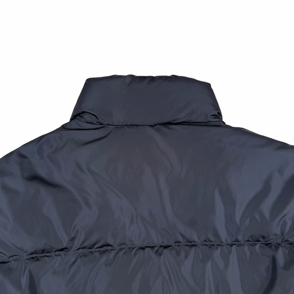 Prada Navy Nylon Resin Coated Down Filled Puffer Jacket - Large (50)