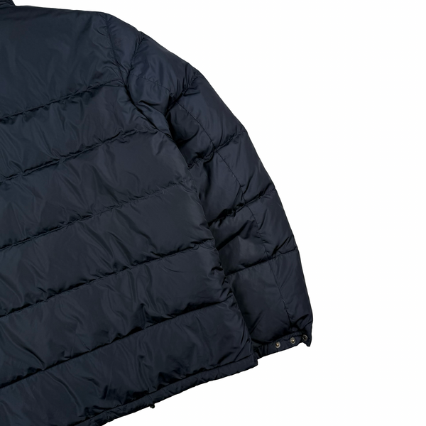 Prada Navy Nylon Resin Coated Down Filled Puffer Jacket - Large (50)
