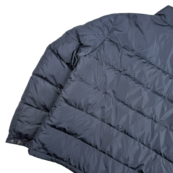 Prada Navy Nylon Resin Coated Down Filled Puffer Jacket - Large (50)