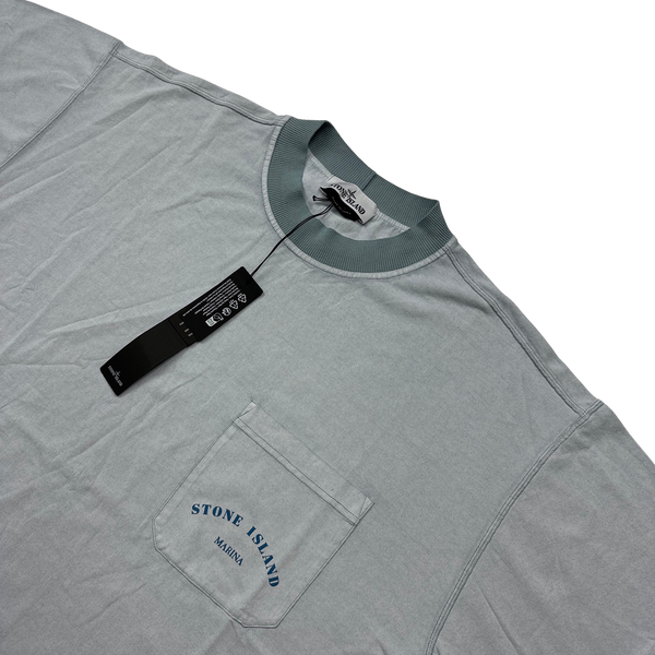 Stone Island Marina 2023 Reflective Heavyweight T Shirt - Large
