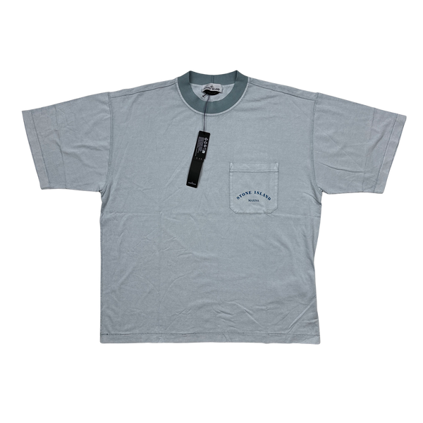 Stone Island Marina 2023 Reflective Heavyweight T Shirt - Large