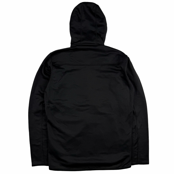 Arcteryx Charcoal Pixel Balaclava Full Zip Fleece Lined Hoodie - Small
