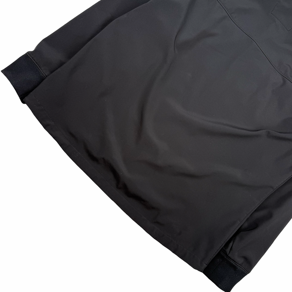 CP Company Black Soft Shell Goggle Hooded Zipped Jacket - 3XL (58)
