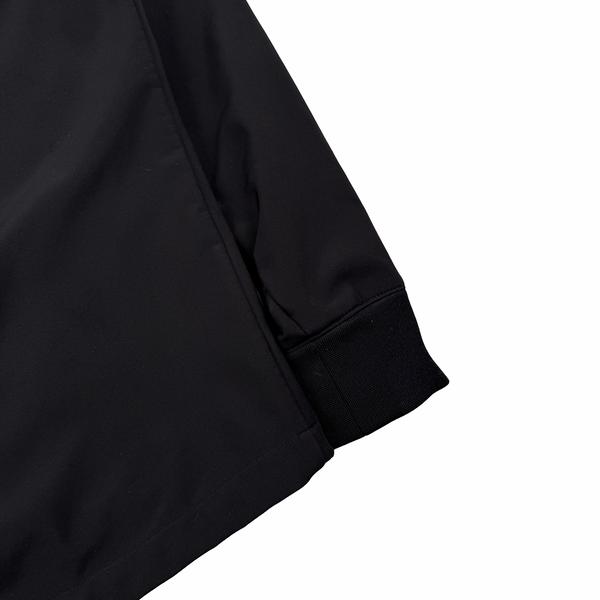 CP Company Black Soft Shell Goggle Hooded Zipped Jacket - 3XL (58)