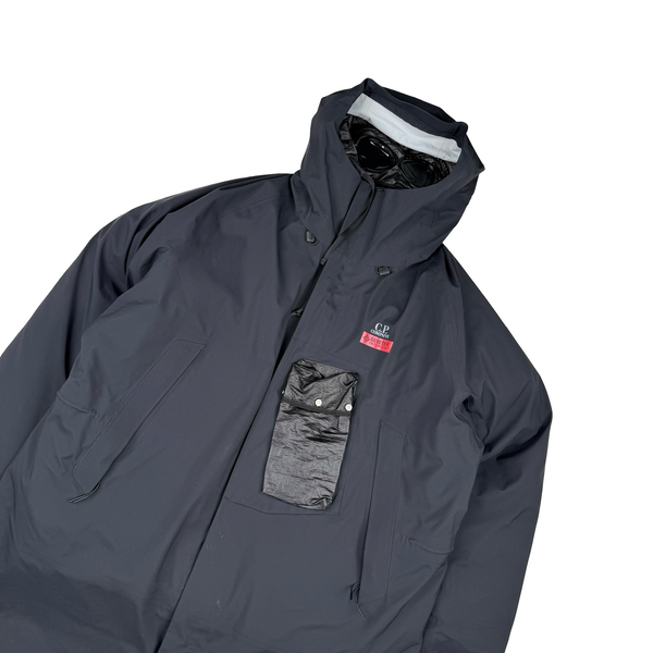 CP Company Navy/Black Gore-tex Infinium Waterproof Down Liner Parka Jacket - 3XL (56)