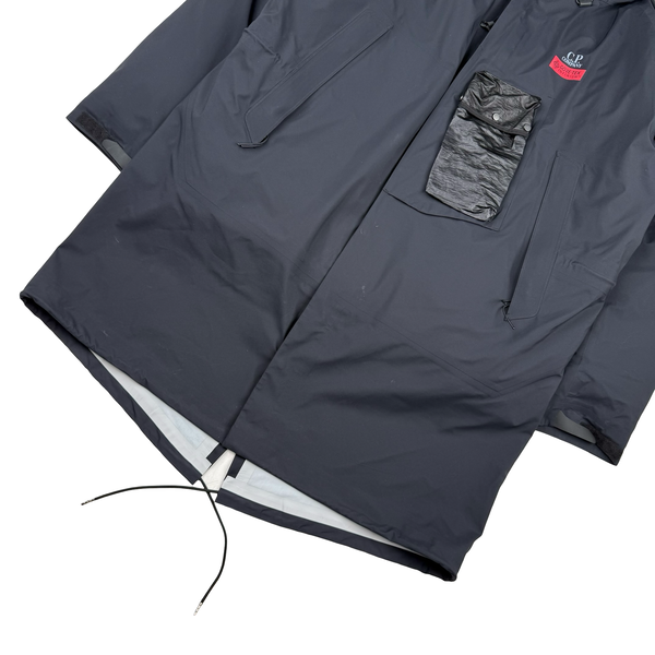 CP Company Navy/Black Gore-tex Infinium Waterproof Down Liner Parka Jacket - 3XL (56)