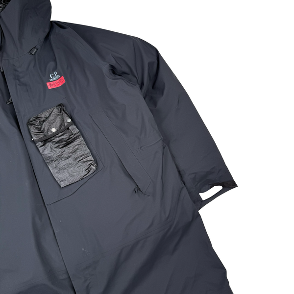 CP Company Navy/Black Gore-tex Infinium Waterproof Down Liner Parka Jacket - 3XL (56)