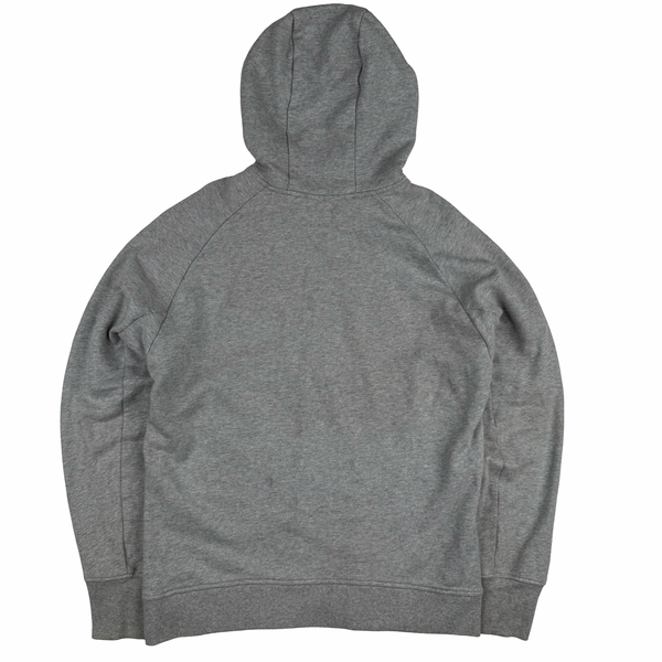 CP Company Grey Cotton Full Zip Goggle Hoodie - Medium