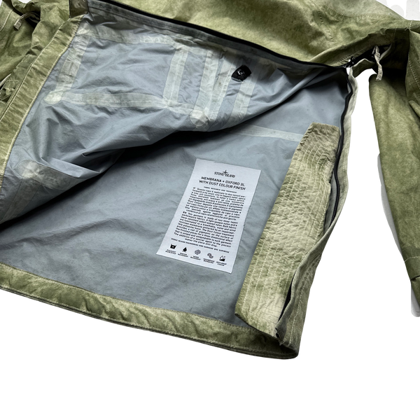 Stone Island Membrana + Oxford 3L Dust Colour Smock - Small