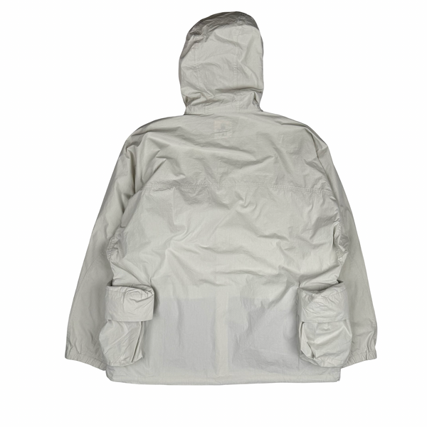 Snow Peak Cotton Blend Ivory Parka Jacket - XL
