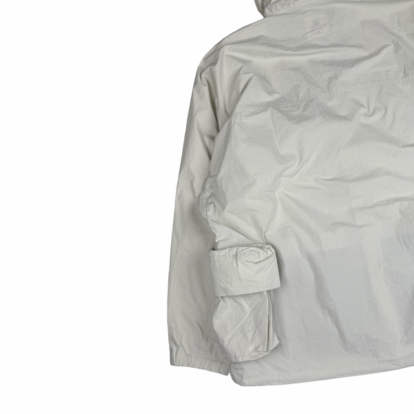 Snow Peak Cotton Blend Ivory Parka Jacket - XL