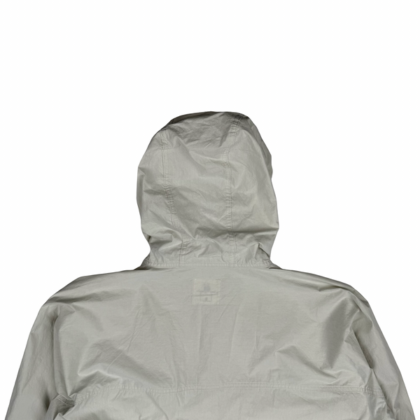 Snow Peak Cotton Blend Ivory Parka Jacket - XL