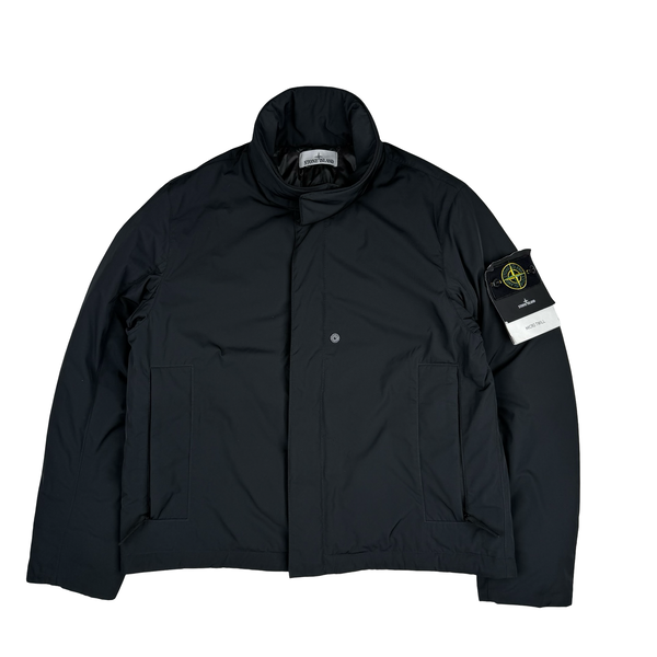 Stone Island 2025 Black Micro Twill Primaloft Jacket - Medium