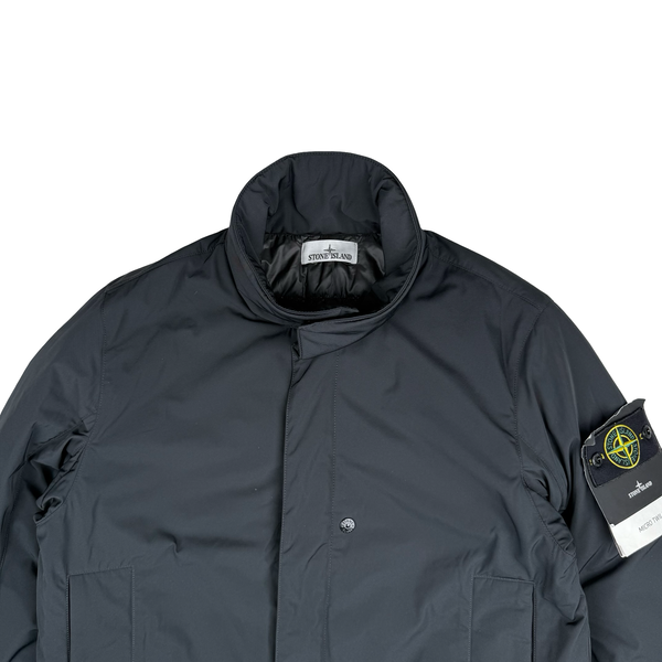 Stone Island 2025 Black Micro Twill Primaloft Jacket - Medium