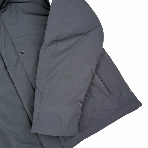 Stone Island 2025 Black Micro Twill Primaloft Jacket - Medium