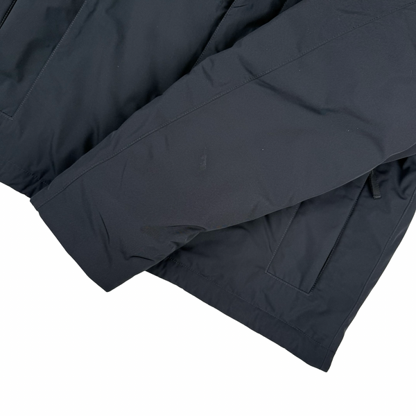 Stone Island 2025 Black Micro Twill Primaloft Jacket - Medium