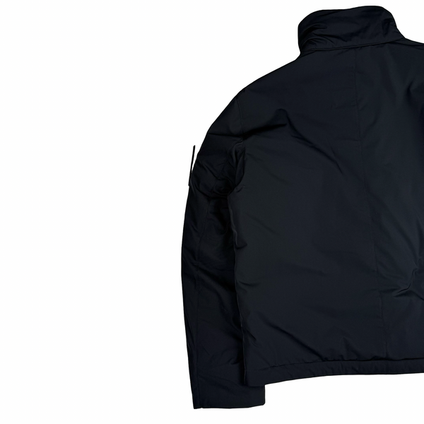 Stone Island 2025 Black Micro Twill Primaloft Jacket - Medium