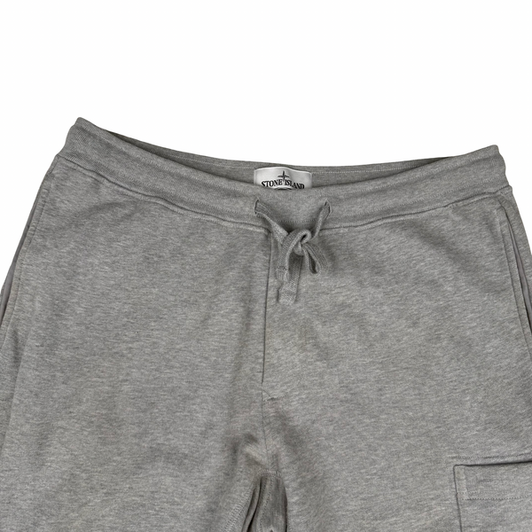 Stone Island 2022 Grey Cotton Joggers - Large