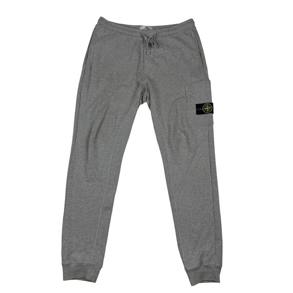 Stone Island 2022 Grey Cotton Joggers - Large