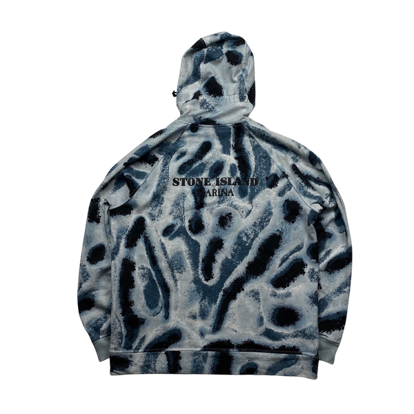 Stone Island 2022 Reef Camo Pullover Hoodie - Large