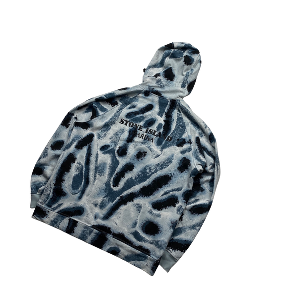 Stone Island 2022 Reef Camo Pullover Hoodie - Large