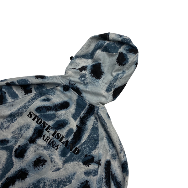 Stone Island 2022 Reef Camo Pullover Hoodie - Large