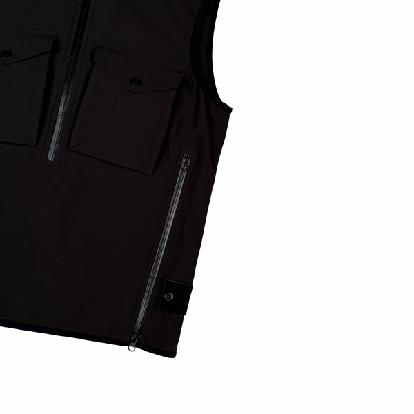 Stone Island 2020 Brown Ghost Stretch 5L Gilet - Medium