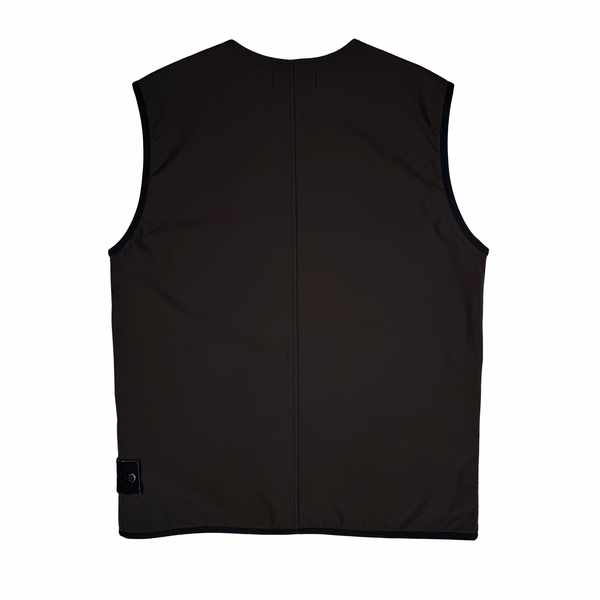 Stone Island 2020 Brown Ghost Stretch 5L Gilet - Medium