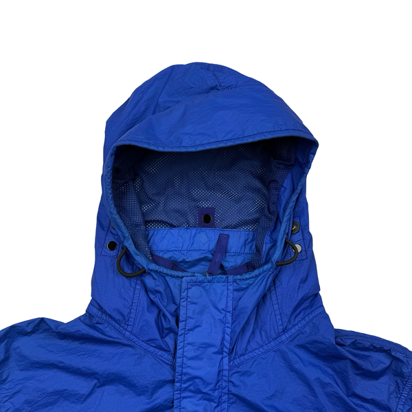 Stone Island 2013 Royal Blue Membrana TC Hooded Jacket - Medium