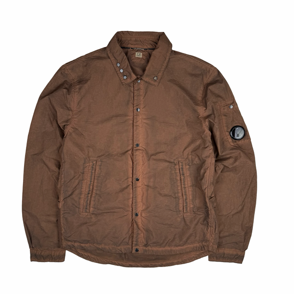 CP Company Garment Dye Bronze Overshirt - Small