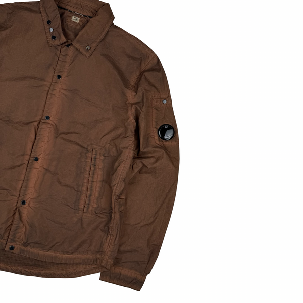 CP Company Garment Dye Bronze Overshirt - Small