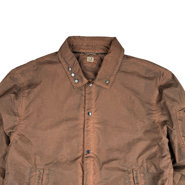 CP Company Garment Dye Bronze Overshirt - Small