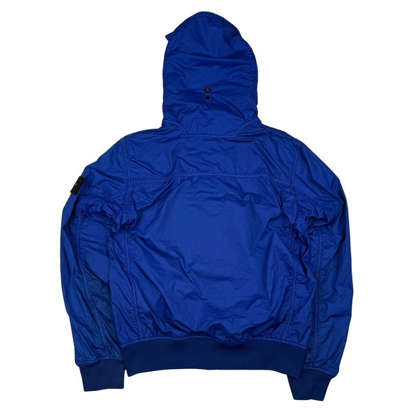 Stone Island 2013 Royal Blue Membrana TC Hooded Jacket - Medium