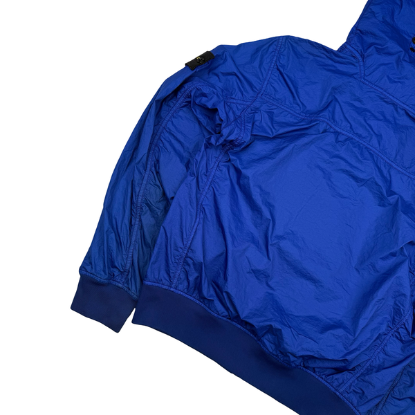 Stone Island 2013 Royal Blue Membrana TC Hooded Jacket - Medium