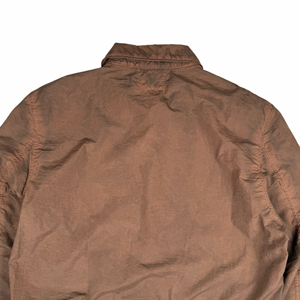 CP Company Garment Dye Bronze Overshirt - Small