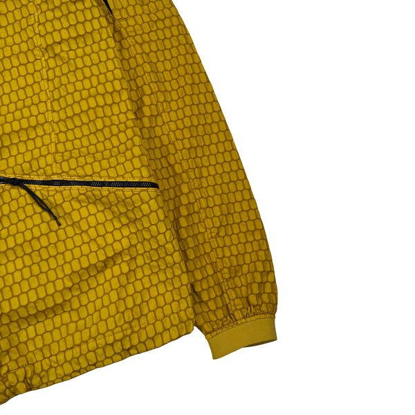CP Company 3D Ochre Air Net Zipped Hooded Jacket - Large (50)