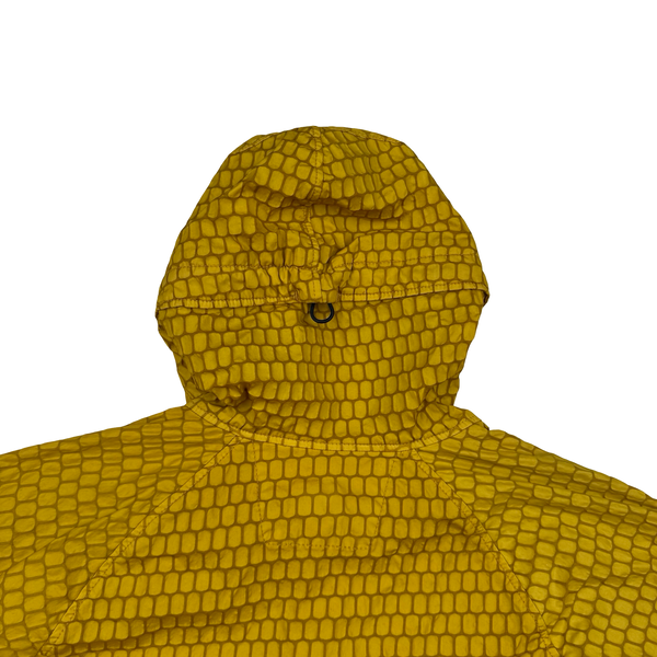 CP Company 3D Ochre Air Net Zipped Hooded Jacket - Large (50)