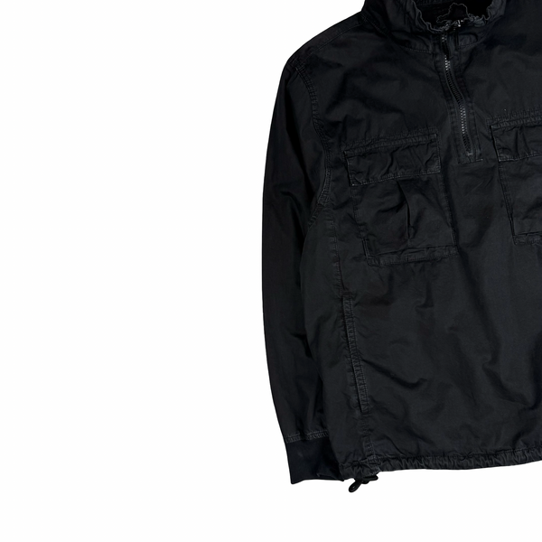 Stone Island 2020 Black Smock Pullover Overshirt - Large