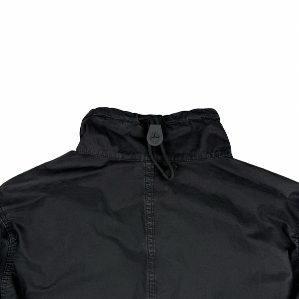 Stone Island 2020 Black Smock Pullover Overshirt - Large