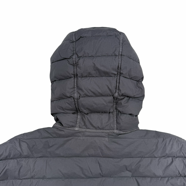 Stone Island 2020 Slate Loom Down Woven Puffer Jacket - Small