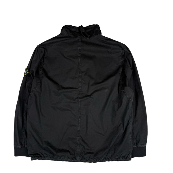 Stone Island 2020 Black Smock Pullover Overshirt - Large