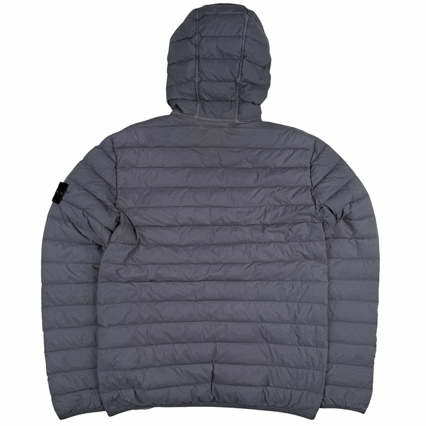 Stone Island 2020 Slate Loom Down Woven Puffer Jacket - Small