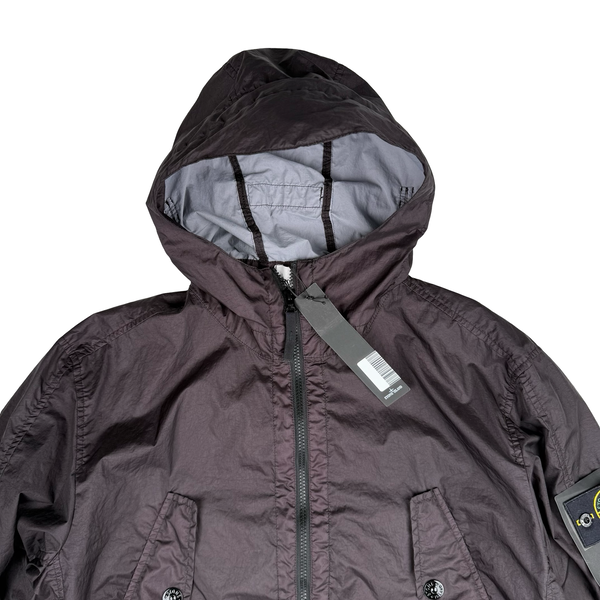 Stone Island Brown Membrana 3L TC Hooded Jacket - XL
