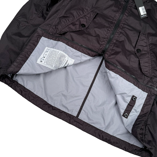 Stone Island Brown Membrana 3L TC Hooded Jacket - XL
