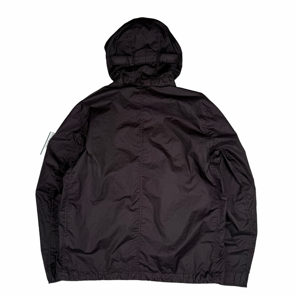 Stone Island Brown Membrana 3L TC Hooded Jacket - XL